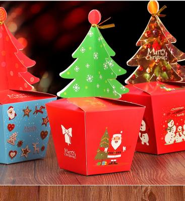 China Recyclable Custom High Quality Christmas Eve Gift Box Favor Present Gifts Candy Boxes for sale