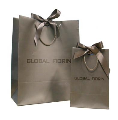 China Nice Recyclable Custom Paper Bag With Logo Print With Jewelry Paper Box for sale