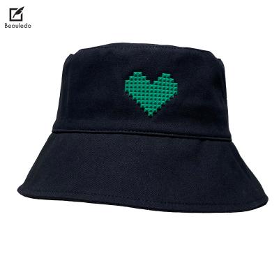 China Wholesale Custom Designer Two Color Shade Large Color Tone Unisex 100% Cotton Fisherman Hat for sale