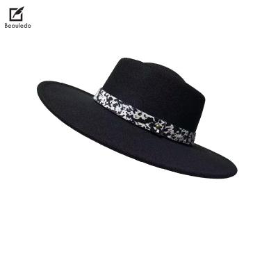 China Fashion New Design Unisex Fedora Hatwide Traveling Brim Felt Hat Felted Hat Sombreros Panama Hat Wool Felted Hat Wholesale Custom Made for sale