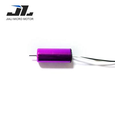 China Totally enclosed high efficiency diameter 8mm DC coreless motor with color coating for sale