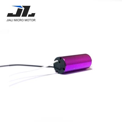 China Purple Coreless DC Motor Housing JL-8520 Diameter 8.5mm RC Drone High Speed ​​Totally Enclosed High Torque for sale