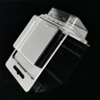 China Recycled Materials Blister Thermoformed Clear Plastic Clamshell Packaging Boxes For Popper for sale