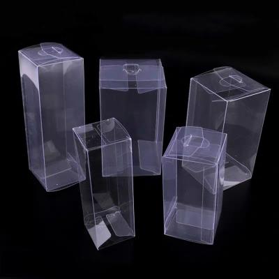 China Recycled Materials Clear Transparent Biodegradable PET Display Plastic Box Packaging Folding PVC Box Storage Wholesale for sale