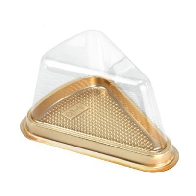 China High Quality Recyclable Clear Transparent Triangle Stock Blister Plastic Cake Boxes for sale