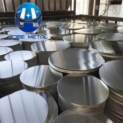 China 3000 5000 Series Smooth Shiny Surface Round Aluminum Sheet For Kitchen Utensils for sale