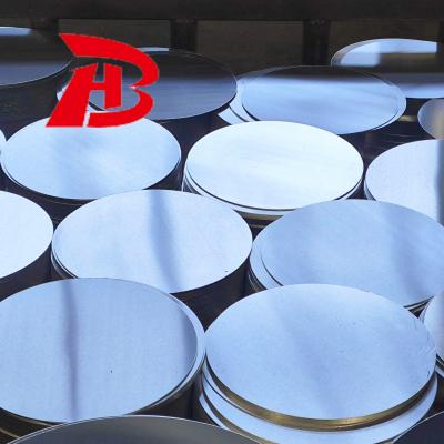 China 1000 Series Finished Shiny Surface Round Aluminum Sheet For Kitchen Utensils for sale