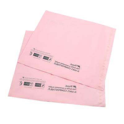 China Custom Logo Shipping Eco Decompostable Biodegradable Waterproof And Tearproof Mailing Envelope Bag for sale