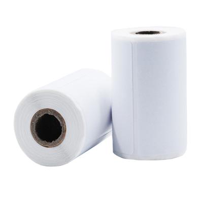 China 10 Rolls 30mm~100mm Thermal printing black and white high quality label paper for barcode sticker/label for thermal label printer for sale