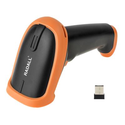 China Portable ABS+TPR Factory Supply Handheld Radio 1D 2D Barcode Scanner for sale