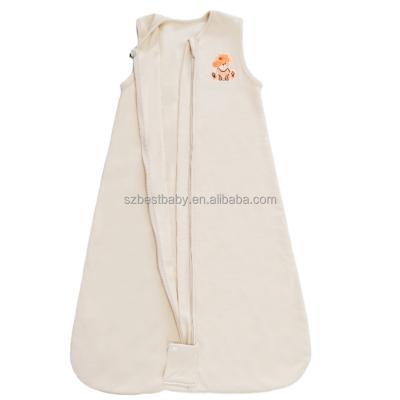 China 0.5 HVAC Breathable Cotton Baby Light Weighted Newborn Sleeping Bags for sale