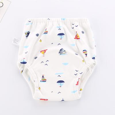 China Printed Hot Sale Cloth Baby Training Pants Diaper for sale