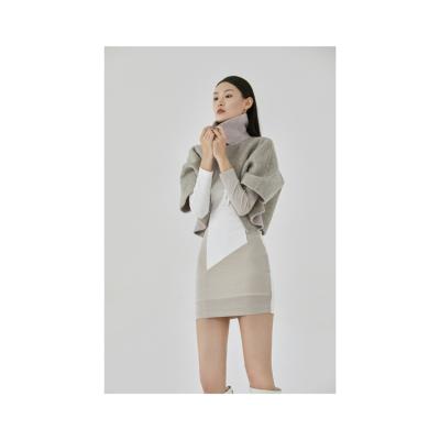 China New Fashion QUICK DRY Powder Gray Jacket Stylish Winter Coat for Women for sale