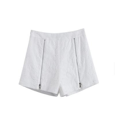 China 2021 Anti-wrinkle casual ladies short pants loose high waist wide leg women shorts for sale