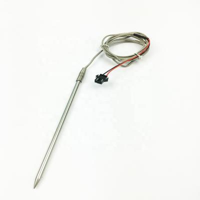 China 2 Wire PT-100 Pointed Pt100 Probe BBQ Temperature Sensor for sale