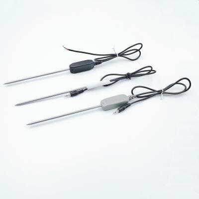 China Stainess Steel Sharp Head Probe PT100 Temperature Sensor For Temperature Measurement for sale