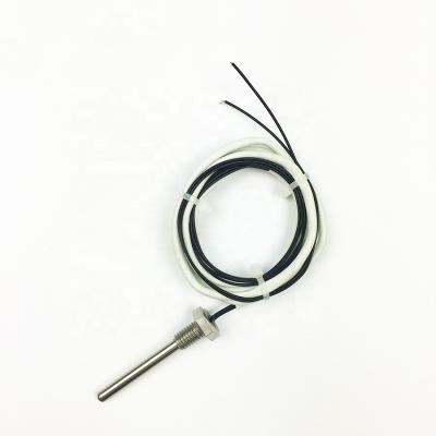 China Temperature Sensor Threaded Type Stainless Steel Probe PT1000 Temperature Sensor For Kitchenware for sale