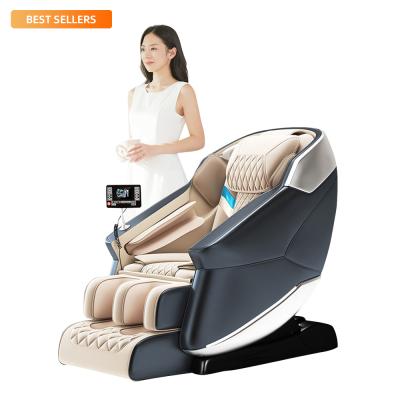 China Best Weightless Massage Chair Weightless System Full Body Electric Shiatsu Massage Chair Recliner With Foot Rollers for sale