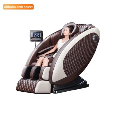 China Hot Weightlessness System 2022 Full Body Air Pressure Massage Chair Recliner with Weightlessness Bluetooth Heat and Foot Roller Included for sale