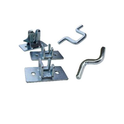 China Metal Custom Manufacturer Supply Farm Metal Post Clamps Ground Rod Clamp Breeding Hardware for sale