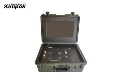 China Briefcase Portable COFDM Receiver Wireless Video Transmission 4 Channels for sale