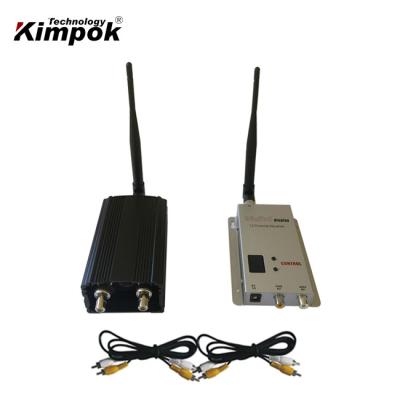 Cina Trasmissione audio a 12 V DC 5W 1.2 GHz Trasmettitore AV analogo per trasmissione video wireless NLOS FM 3-5km Lungo raggio in vendita