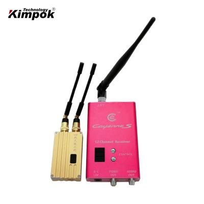 China High Power 8W 1.2Ghz 6 Channel Drones Video Transmitter and Receiver for Long Range FPV for sale