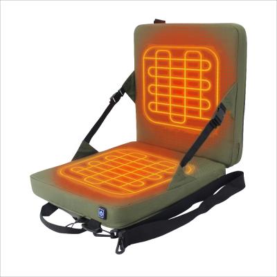 China PASSIONATE Folding Bench Chair Heated Cushion With Backrest Fishing Cushion Seat for sale