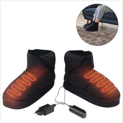 China Breathable Electric 3.7V Battery Heated Slippers For Home Use for sale