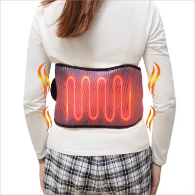 China Support Belt Heating Wrap 3 in 1 Lower Back Heating Pad with Vibration and Air Pressure Message Pain Relief for Back for sale