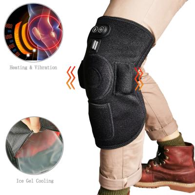 China Eletric Far Infrared Battery Operated Electric Heating Knee Pad For Leg Pain Relief for sale