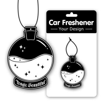 China Hot Selling Custom Logo Printing Air Freshener Car Air Freshener Sports Paper Paper For Car for sale