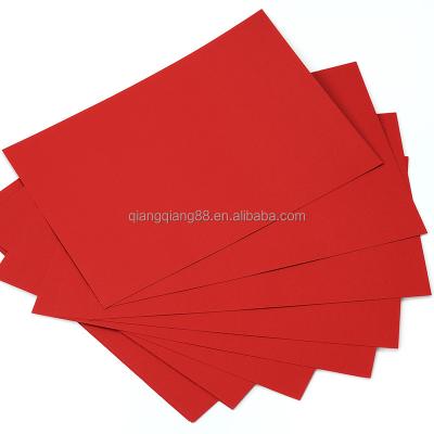 China Recycled Materials 110gGsm / 250Gsm Luxury Red Kraft Paper For Jewel Box for sale