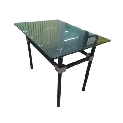 China Light Weight Carbon Fiber Desk Table With Wrapped Tube Legs For Home And Office for sale