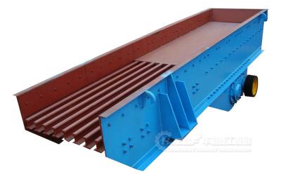 China Low Power Consumption Eccentric Vibrating Feeders For Stone Crushing for sale