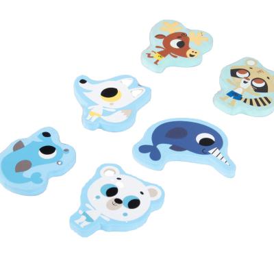 China 2022 OEM Eco-friendly Material Non-Toxic Education Baby Animal Printed EVA Foam Bath Toy for sale