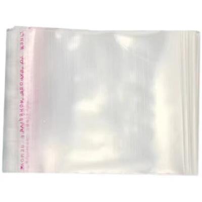 China Recyclable Custom Different Self-adhesive Clear Transparent Plastic Poly Bag OPP PE Size Poly Bag Garment Bag for sale