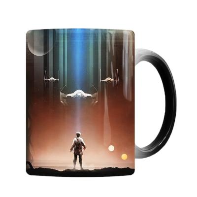 China Viable Color Changing Ceramic Coffee Mug Collectible Souvenir And Wonderful Coffee Mug for sale