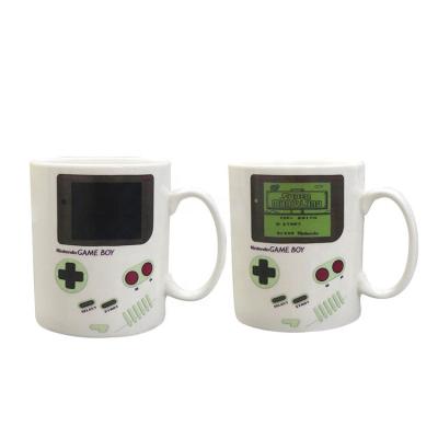 China Disposable Heat Changing Color Controller Game Mug For Boy Present for sale