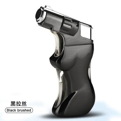 China Adjustable Windproof Butane Lighter Butane Lighter Torch Refillable Windproof Cigar Lighters for sale