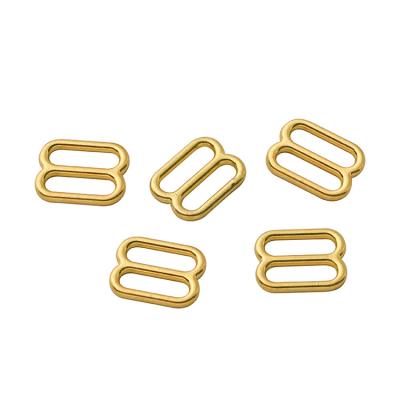 China Zinc Alloy Metal Ring And Slider Wear Buckle Hot Sale Metal Bra Adjuster Swimsuit Bikini Underwear for sale