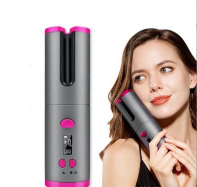 China Ceramic Hair Curler Automatic Wireless Creasing For Hair Curling Iron Curl Waves Styler Women Ceramic Curly Rotating Power Tool for sale