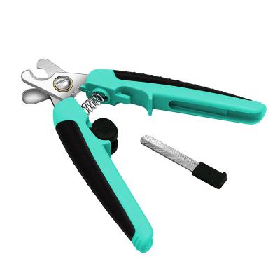 China Viable Professional Dogs Cats Grooming Paw Trimmer Stainless Steel Safety Pets Nail Clippers Set of Nail Cutters for sale