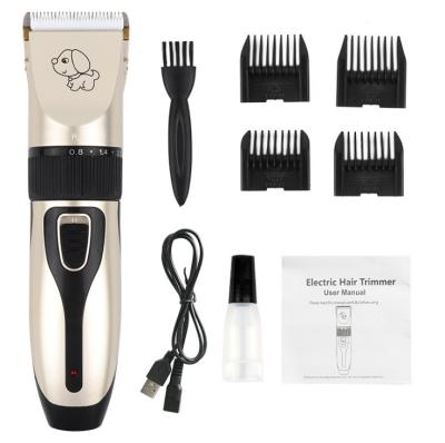 China Professional Hair Trimmer Dog Grooming Clip Cat Cutter Machine Shaver Electric Pet Scissors 110-240V AC Stored for sale