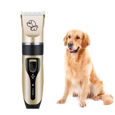 China Rechargeable Cordless Pet Grooming Shaver USB Dog Viable Professional Electric Quiet Hair Trimmer Cordless Hair Clippers for sale