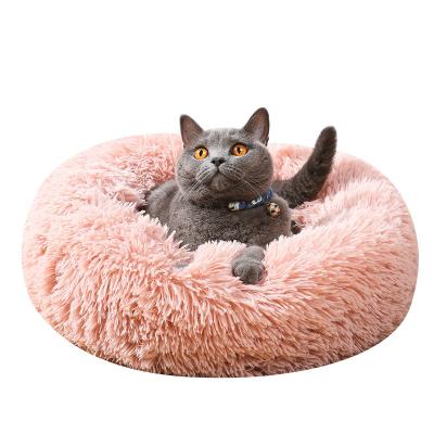 China Travel Hondenmand Bed Pet Kennel and Donuts 100% Cotton Animal Dog Plush Travel Blankets Accessories Long Soothing Beds for sale