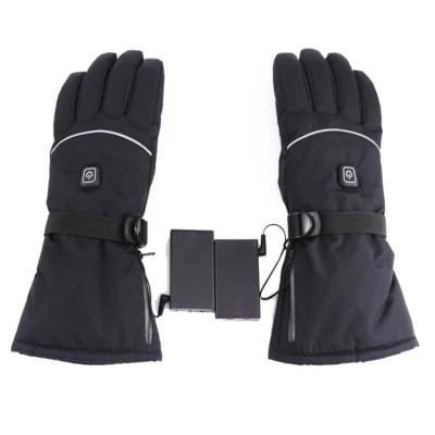 China New 2022 Battery Heat Resistant Thin Mechanical Slim Thin Winter Heating Usb Screen Warm Touch Heated Gloves Water Wind Proof for sale