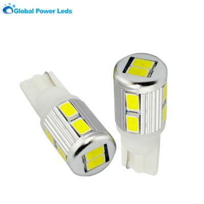 China Superb 5730smd 6000k t10 white 501 W5W 194 signal turn car truck bus led auto light bulbs for sale