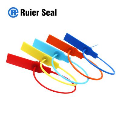 China REP009 security plastic strap seal with barcode selflocking plastic seal tamper thief plastic seal hs code for sale