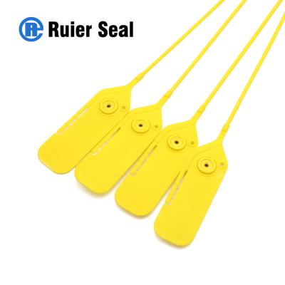 China REP108 plastic strap seal with barcode seal plastic numbering security seal plastic wire twist for sale